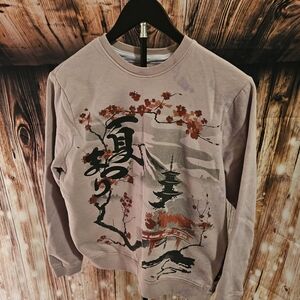 Cherry Blossom Graphic Sweatshirt